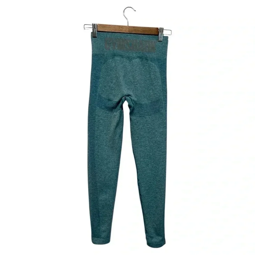 Gymshark FLEX HIGH WAISTED LEGGINGS blue Size S - Picture 7 of 10